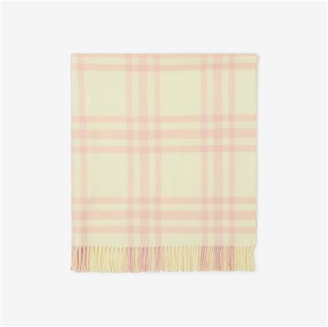 Burberry WOOL CHECK BABY BLANKET 